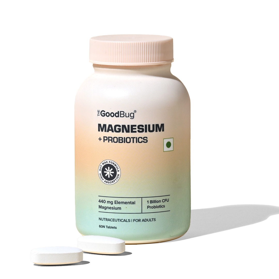 The Good Bug | Magnesium Bisglycinate Tablets with Probiotics | 440mg Elemental Magnesium | Highly Bioavailable Form | Supports Muscle Recovery, Deep Sleep & Gut Health | 60 Tablets-image-43